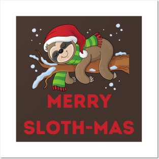 Merry Sloth-mas Posters and Art